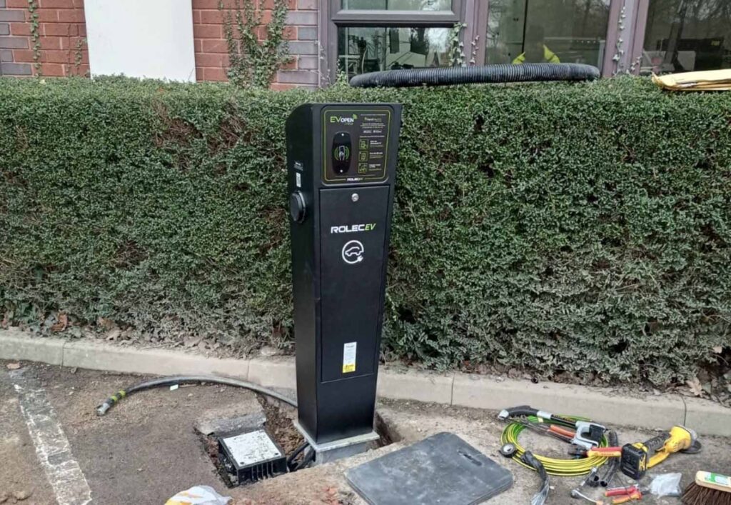 Canon Medical EV Charging Installation